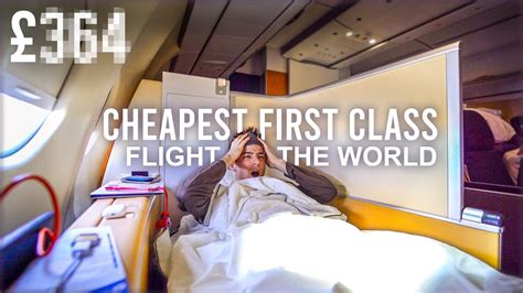what are the cheapest first class flights